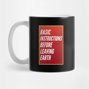 Basic Instructions Before Leaving Earth | Bible Acronym Mug